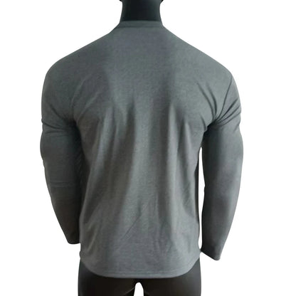 Men’s Long-Sleeve Henley Shirt