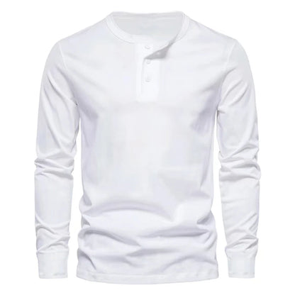 Men’s Long-Sleeve Henley Shirt